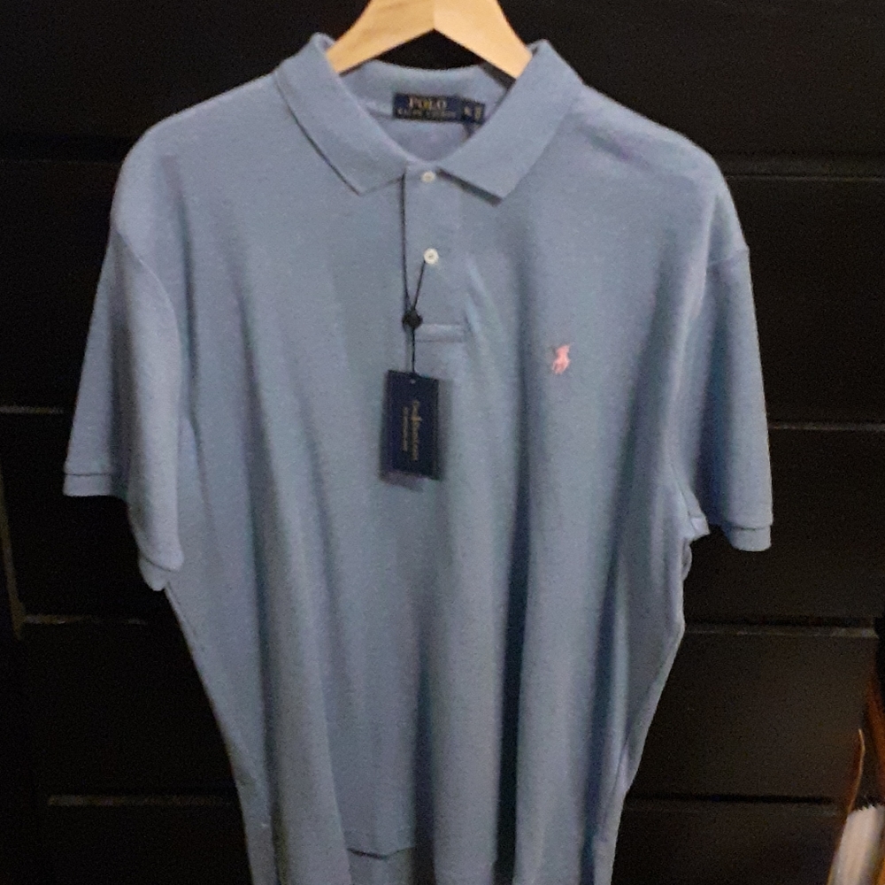NWT Polo by Ralph Lauren Light Blue Soft Polo